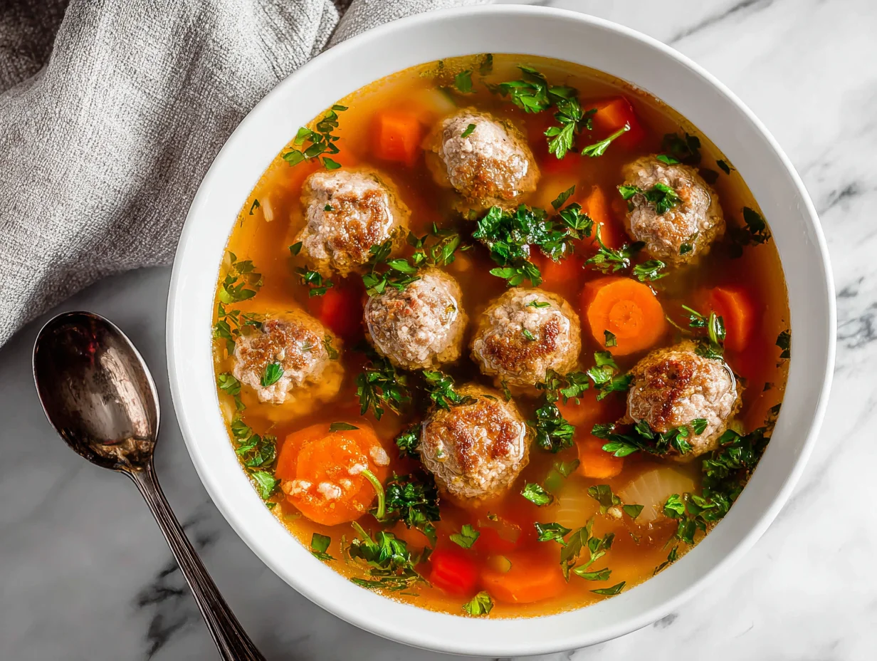 Italian Meatball Soup