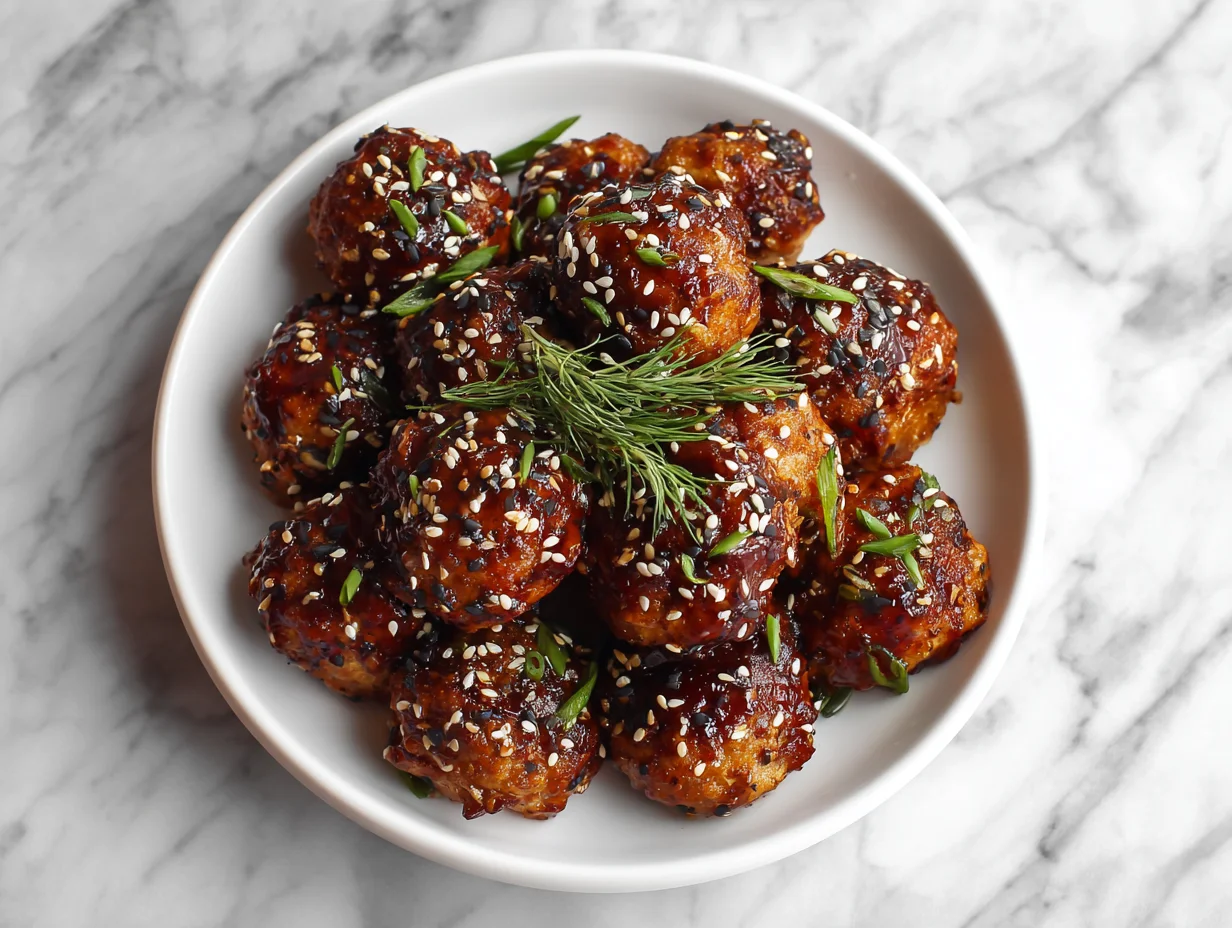 Korean BBQ Meatballs