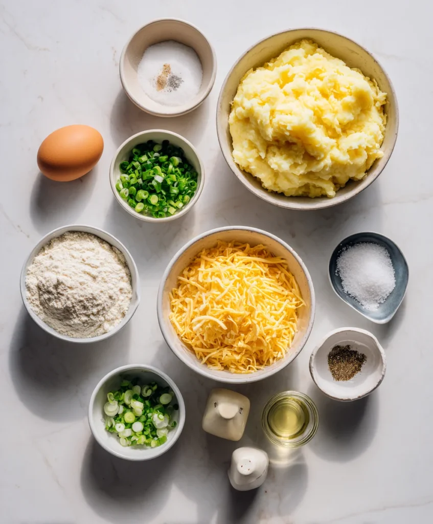 Mashed Potato Cheese Puffs