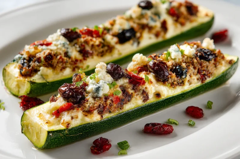 Mediterranean Stuffed Zucchini Recipe