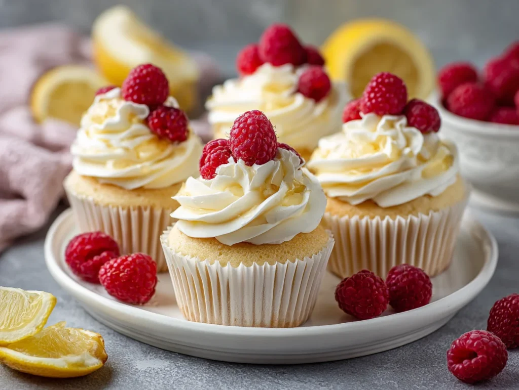 Raspberry Lemon Cupcakes
