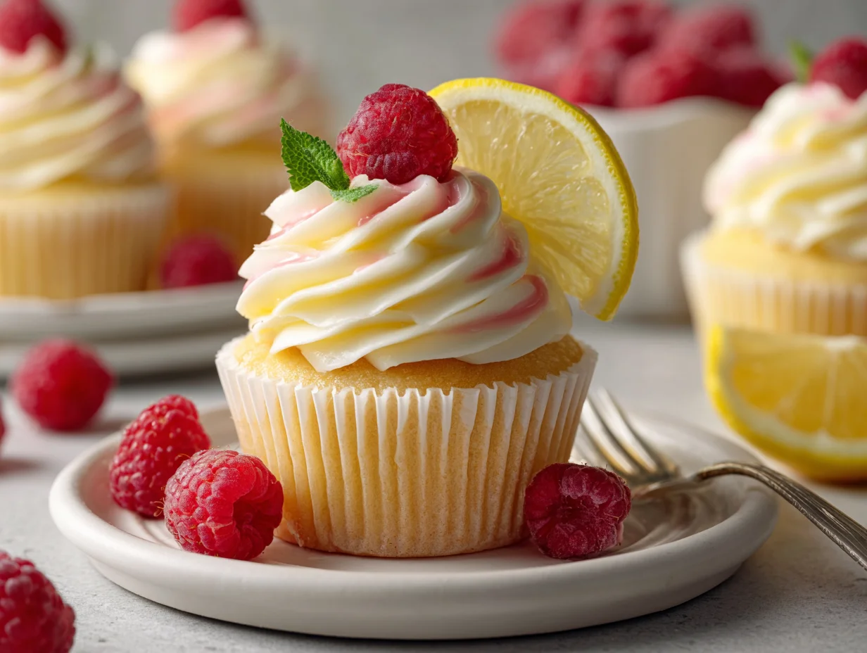 Raspberry Lemon Cupcakes