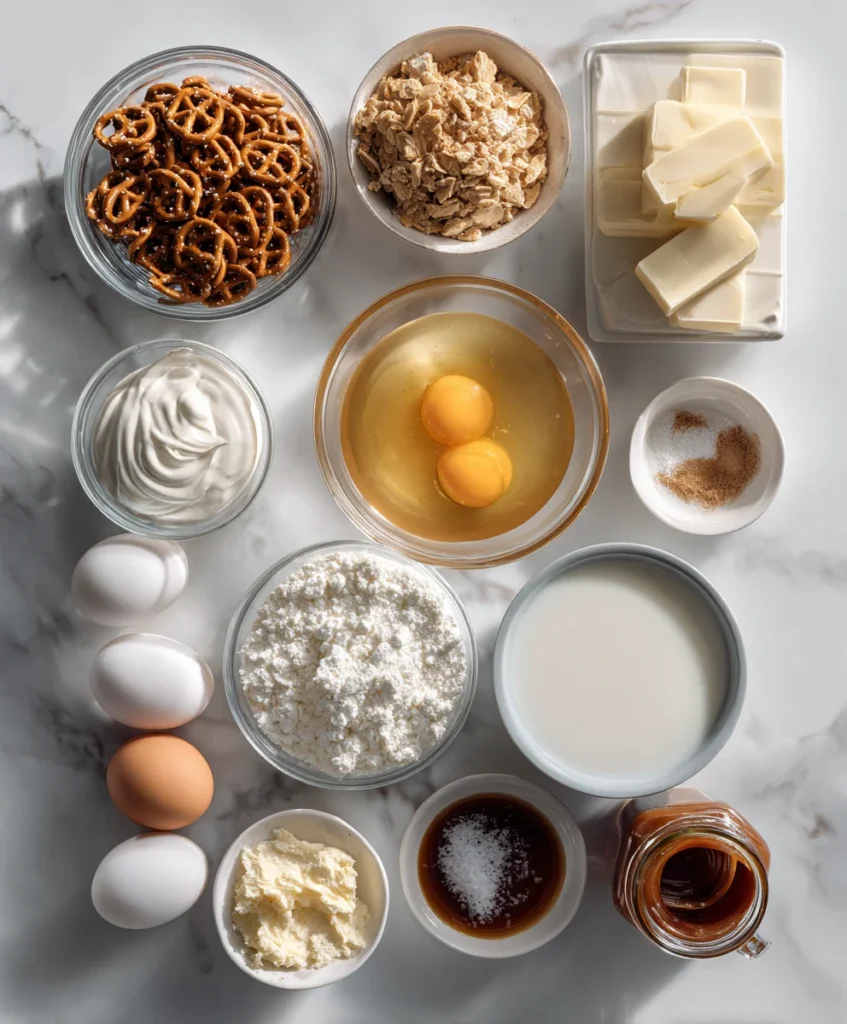 Salted Caramel Pretzel Cheesecake