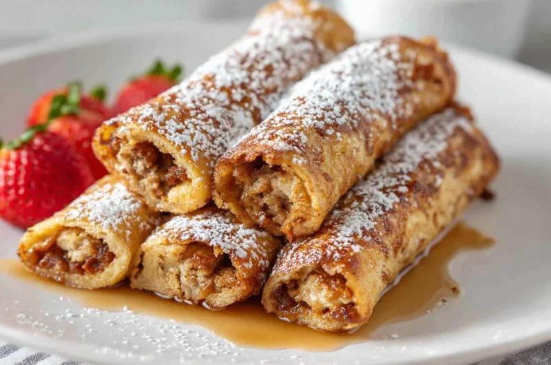 Sweet Sausage French Toast Roll Ups Recipe