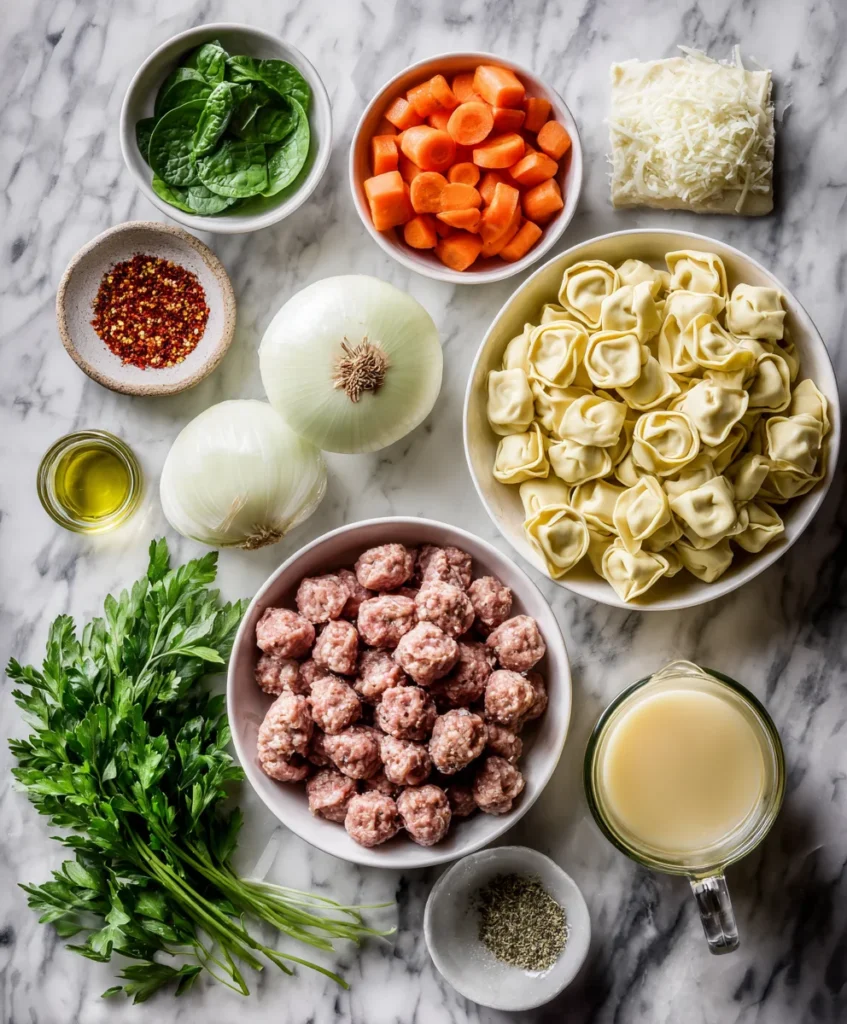 Sausage Tortellini Soup