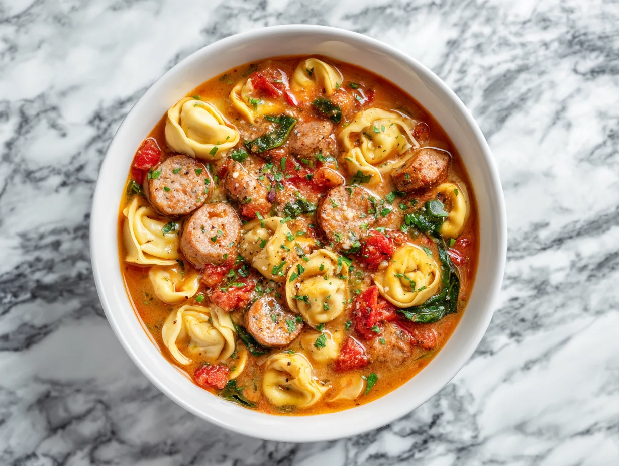 Sausage Tortellini Soup
