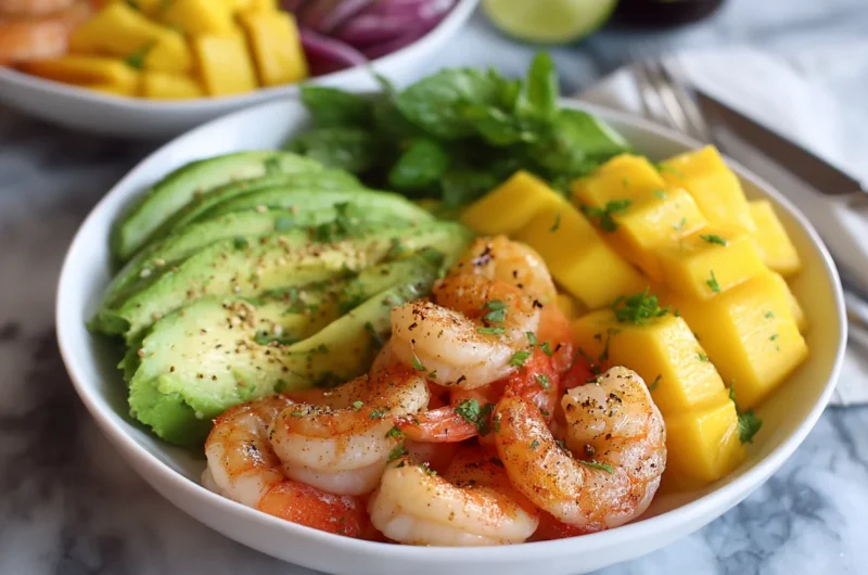 Refreshing Shrimp Avocado Mango Bowls Recipe