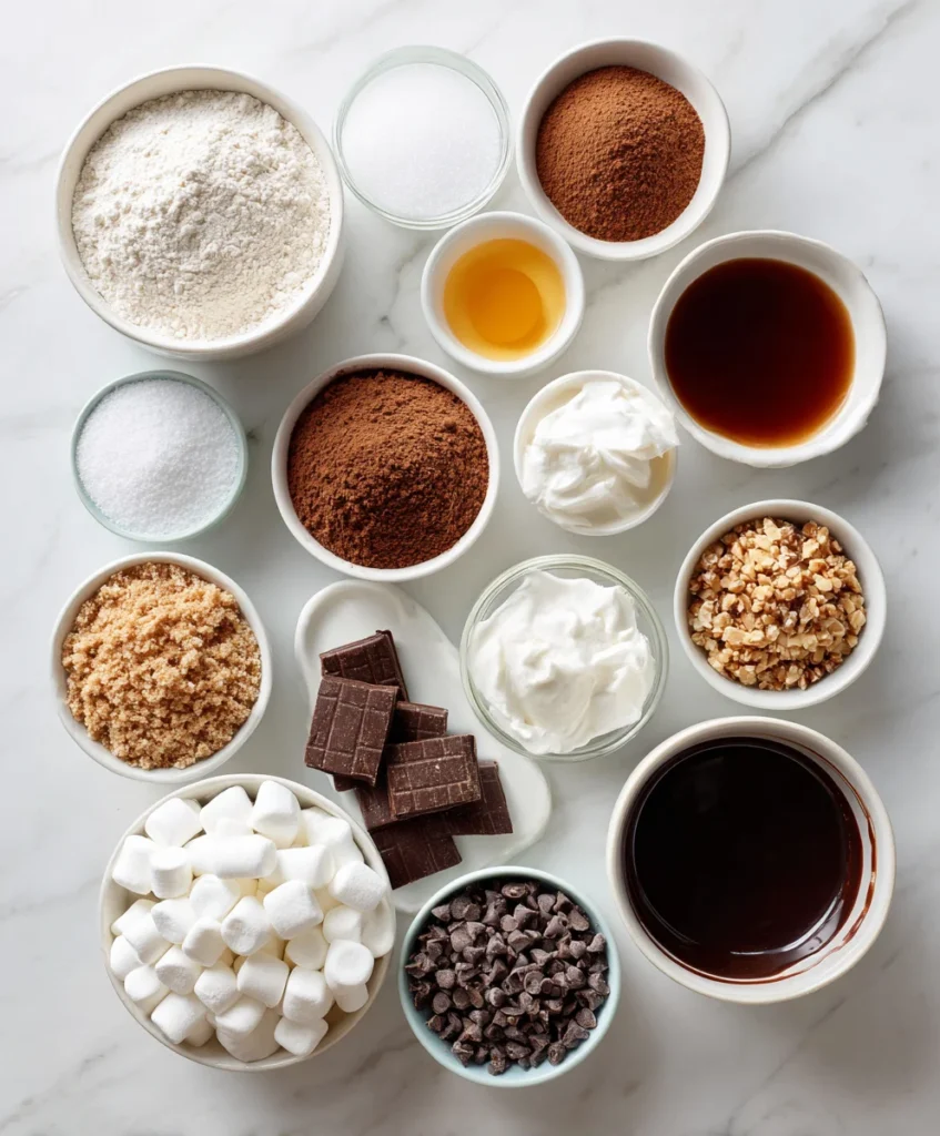 Smores Chocolate Cake