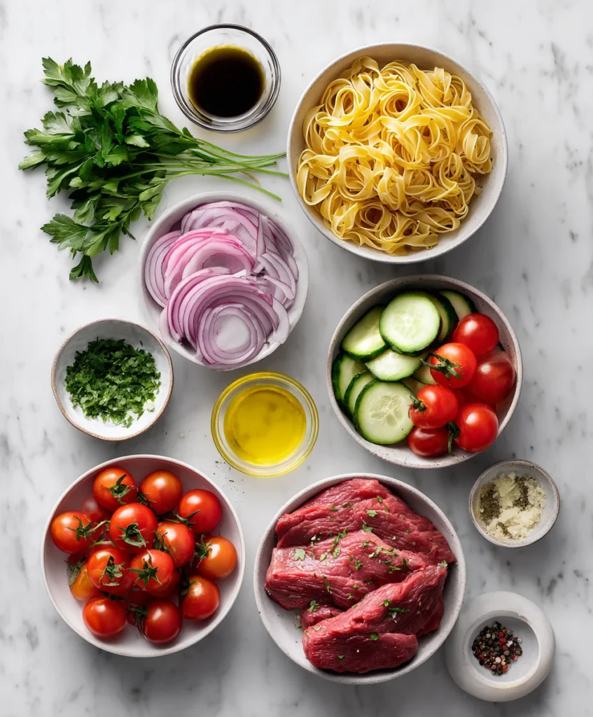Steak Pasta Salad