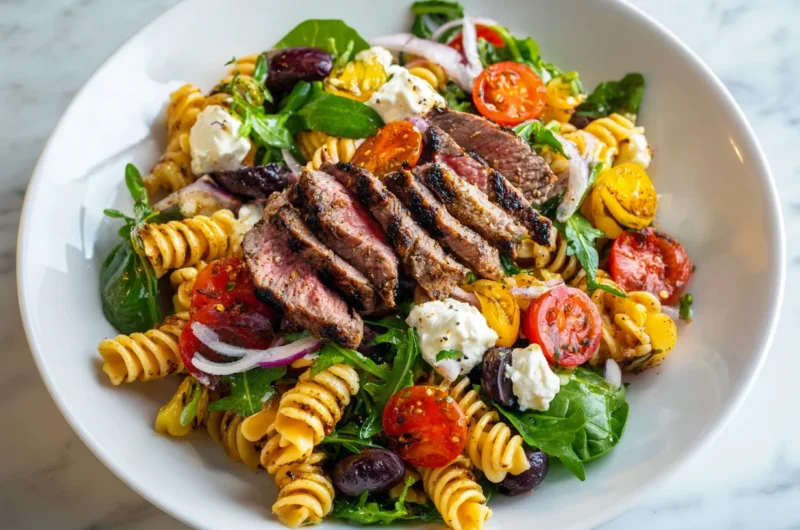 Hearty Steak Pasta Salad Recipe