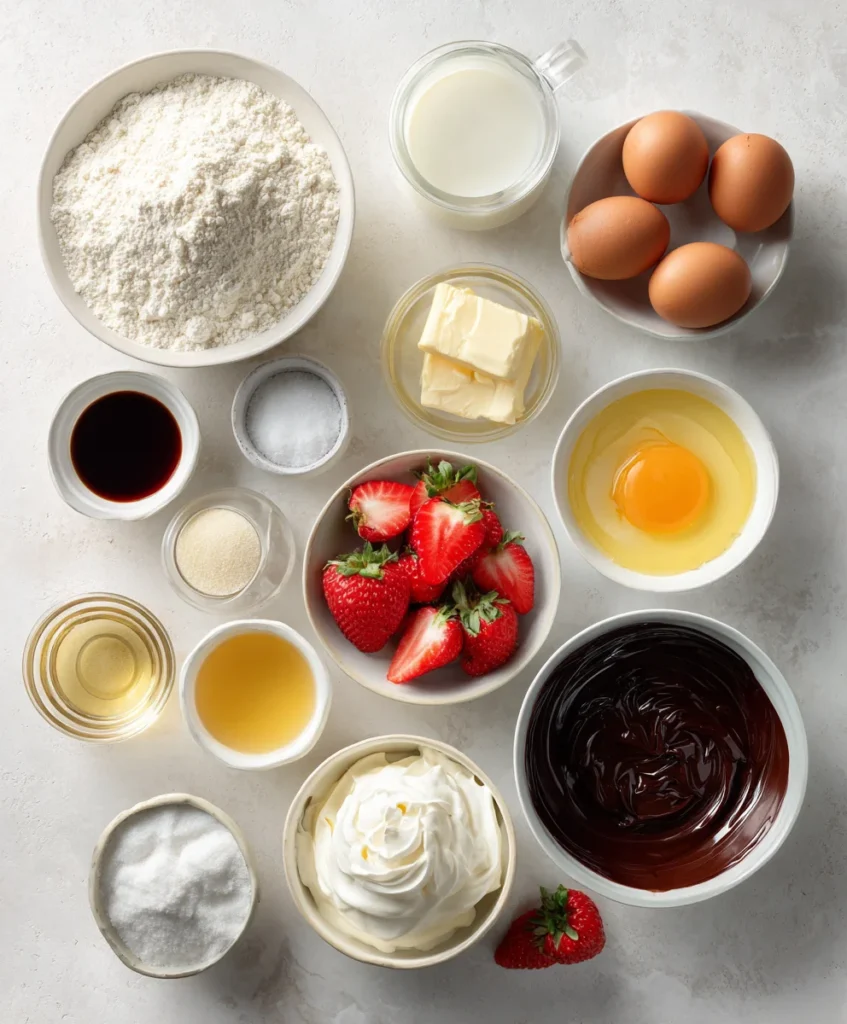 Strawberry Cream Chocolate Crepes