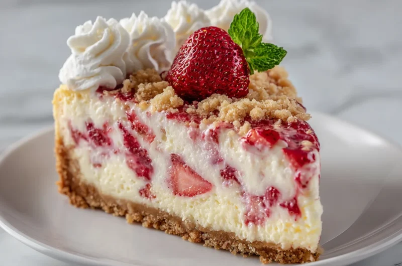Strawberry Crunch Cheesecake Recipe
