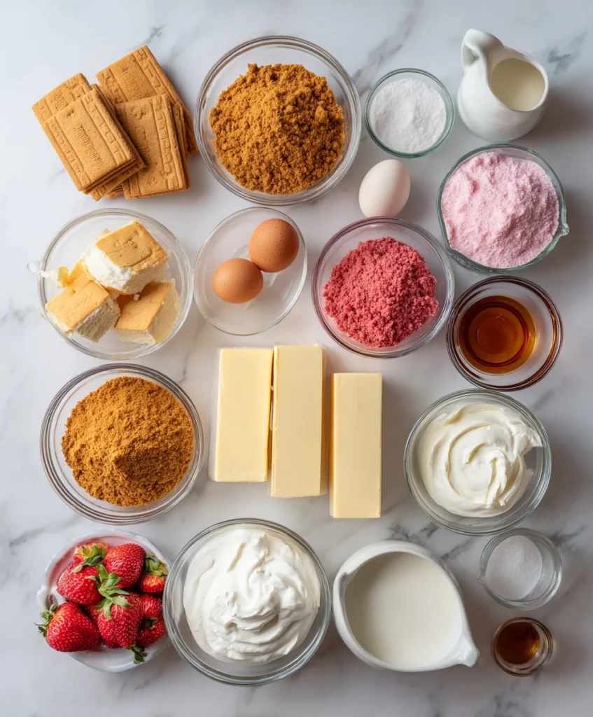 Strawberry Crunch Cheesecake