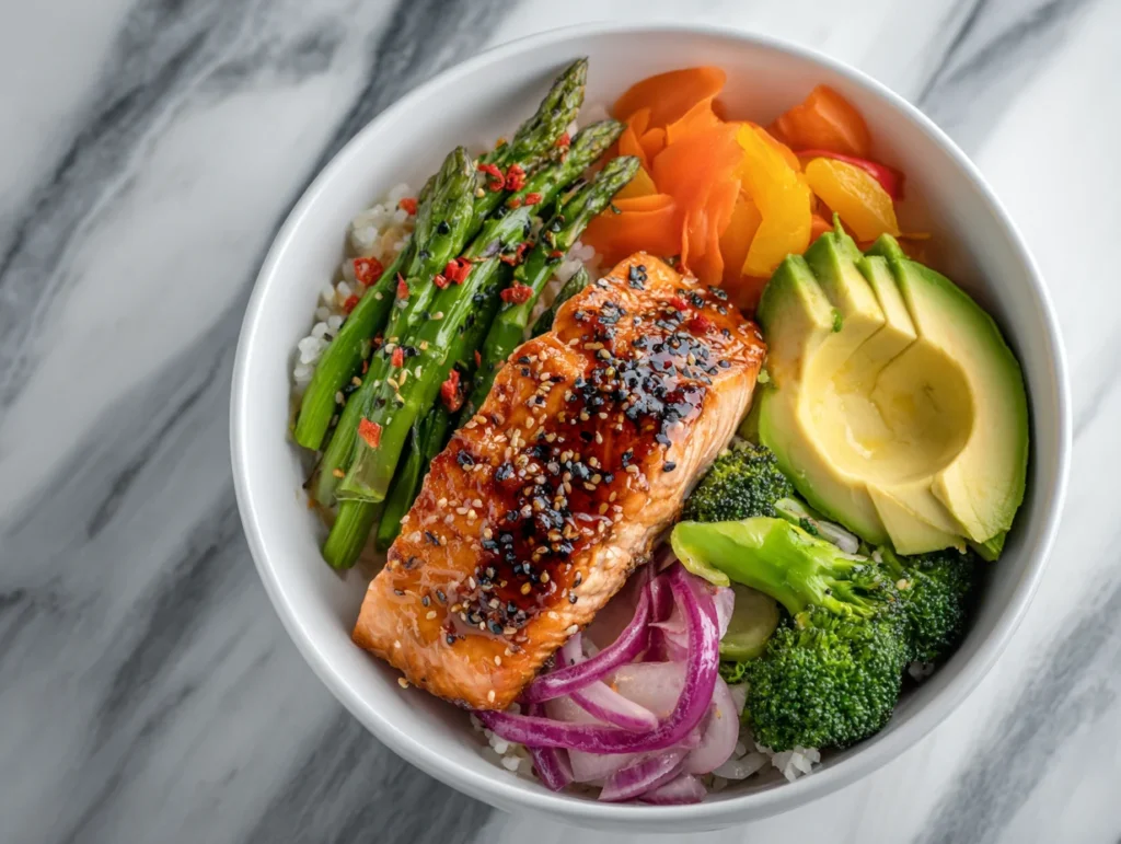 Sweet Chili Salmon Bowl