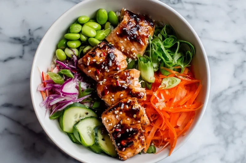 Sweet Chili Salmon Bowl Recipe