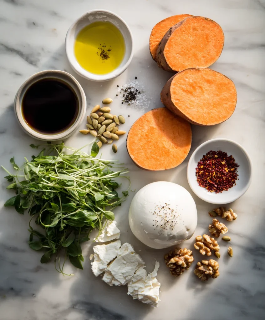 Sweet Potato Toast with Burrata