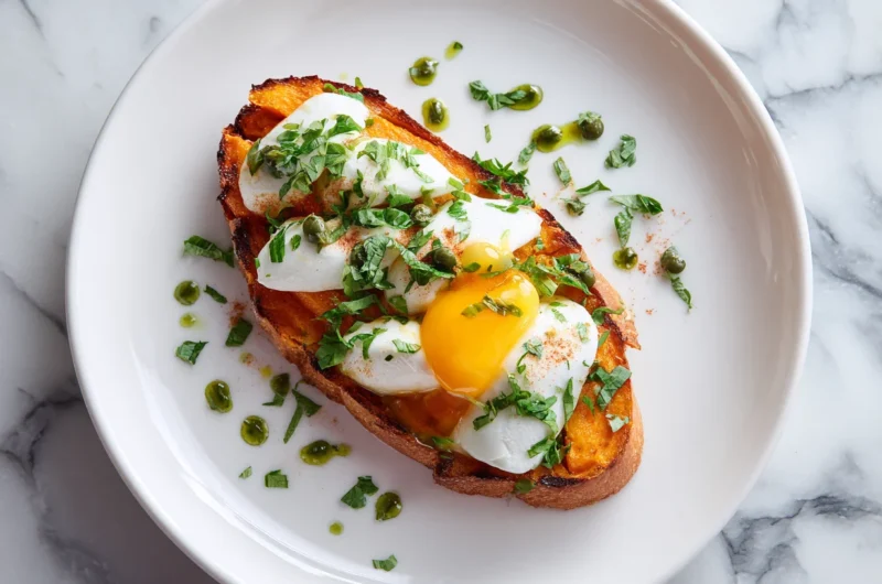 Sweet Potato Toast with Burrata Recipe