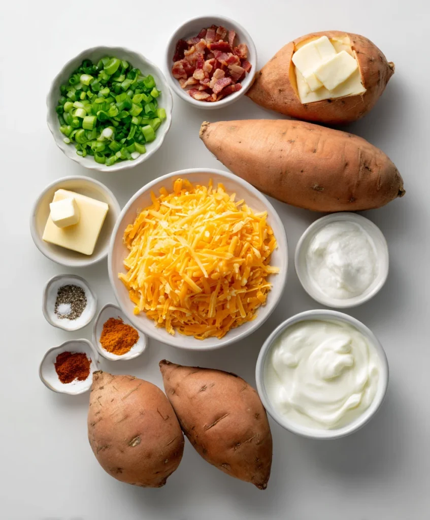 Twice Baked Sweet Potatoes