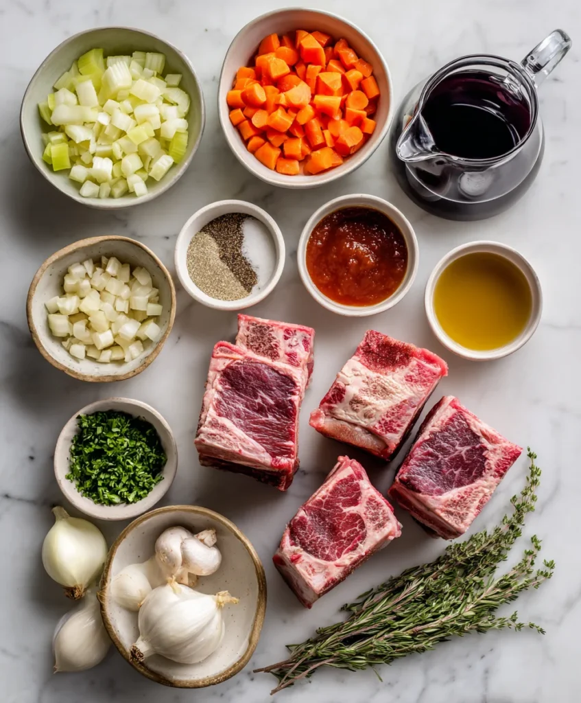 Wine Braised Short Ribs