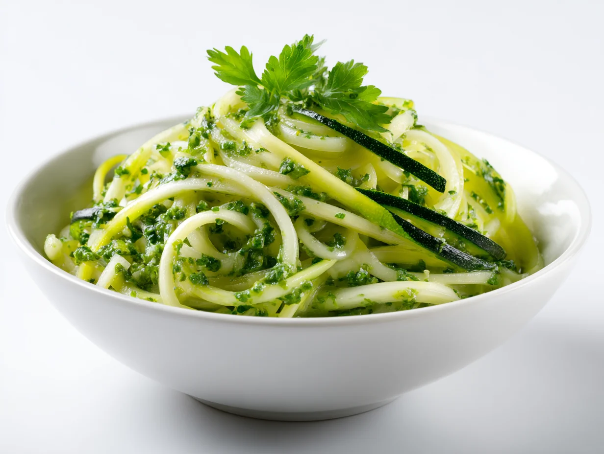 Zucchini Noodles with Pesto